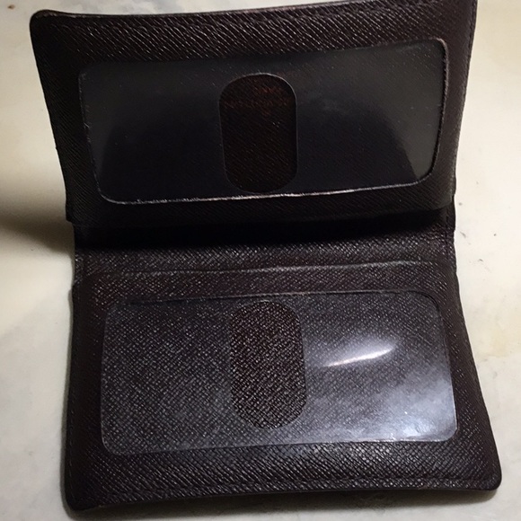 Authentic Louis Vuitton Double ID holder Damier Ebene - Picture 4 of 7
